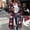 Red, variant on Sevevn Women Oversized Long Plaid Woolen Shacket Lapel Collar Zip Button Up Long Sleeve Coat Hand Pockets Streetwear Outerwear