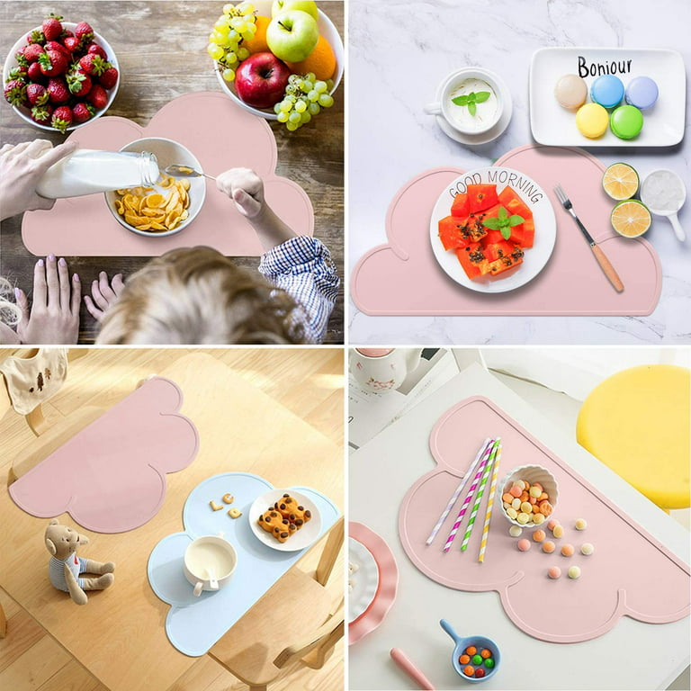 Large Portable Food Silicone Waterproof Placemat Table Mat Heat Insulation