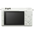 thumbnail image 3 of Sony ZV-E10 II Mirrorless Camera (White) w/ E PZ 16-50mm OSS & 420-800mm f/8 Manual Telephoto Lens, 128GB Memory, Extra Battery, Case & More (21pc Bundle) (International Version), 3 of 5