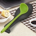 thumbnail image 3 of Black Spoon Rest for Kitchen Counter Stove Top, Stainless Steel Spatula Ladle Spoon Utensil Holder, Dishwasher Safe, 3 of 5