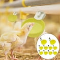 thumbnail image 3 of 10 Uds. de vasos automáticos para beber agua de aves de corral, de plástico para pájaros, pollos, gallinas, gallineros, codornices Colco regaderas para aves de corral, 3 of 8