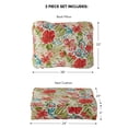 thumbnail image 3 of Greendale Home Fashions Outdoor 2-Piece Reversible Deep Seat Cushion Set, Breeze Floral, 3 of 6