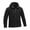 Black, variant on LYSMORA Men's Full Zip Hooded Fleece Jacket, Multi Zipper Pocket Adjustable Cuff Outdoor Lightweight Warm Outerwear