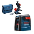 thumbnail image 2 of Nivel Láser Bosch GLL 2-12 con soporte + Puntas y Brocas azul Estandar, 2 of 8