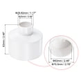 thumbnail image 2 of Uxcell ID Reducer Pipe Fitting Straight Adapter Connector, White 63mm to 25mm 2, 2 of 6