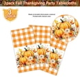 thumbnail image 3 of Nappe Jetable de l'Action de Grâce, Nappe Rectangulaire en Plastique Imperméable Thème Automne Action de Grâce pour Décoration de Table de Fête de Récolte, 3 of 5