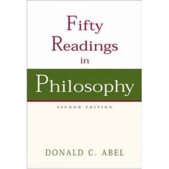 Pre-Owned Fifty Readings in Philosophy with PowerWeb: Philosophy (Paperback) 0072977582 9780072977585