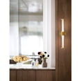 thumbnail image 2 of Elin - Light Lacquered Brass Brass Modern / Transitional - LED Steel Wall Sconce, 2 of 20