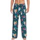 thumbnail image 1 of Balery Garden Gnomes In Flower Pantalones de pijama para hombre, pijama ultraligero, pantalón de descanso-Medium, 1 of 6