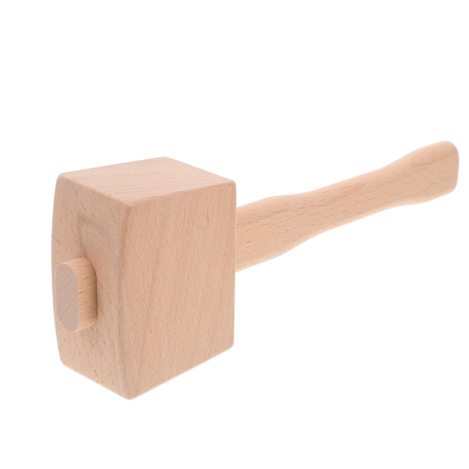 IMIKEYA Leathercraft Wooden Mallet with Durable Wood Construction for Woodworking and Home Use