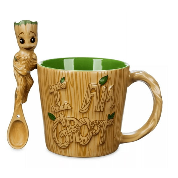 Disney Parks Groot Mug with Spoon Set – Guardians of the Galaxy New with Tag