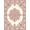 Blush Pink Cream, Pattern 1, variant on ODIKA 8'x10' Washable Area Rug Pink Symmetrical Vintage Decorative Faded Botanical Tug for Living Room, Under Sectional, Family , Durable, Non-Slip
