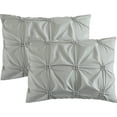 thumbnail image 4 of Lanco Vina Geometric 6 Piece Comforter Set Grey, Bed Size King, Fill Polyester, Solid Color, 4 of 6