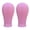 Pink, variant on 2Pcs Canvas Salon Mannequin Head For Hairdressers 21/22Inch With Mounting Hole Realistic Contouring Styling Stability