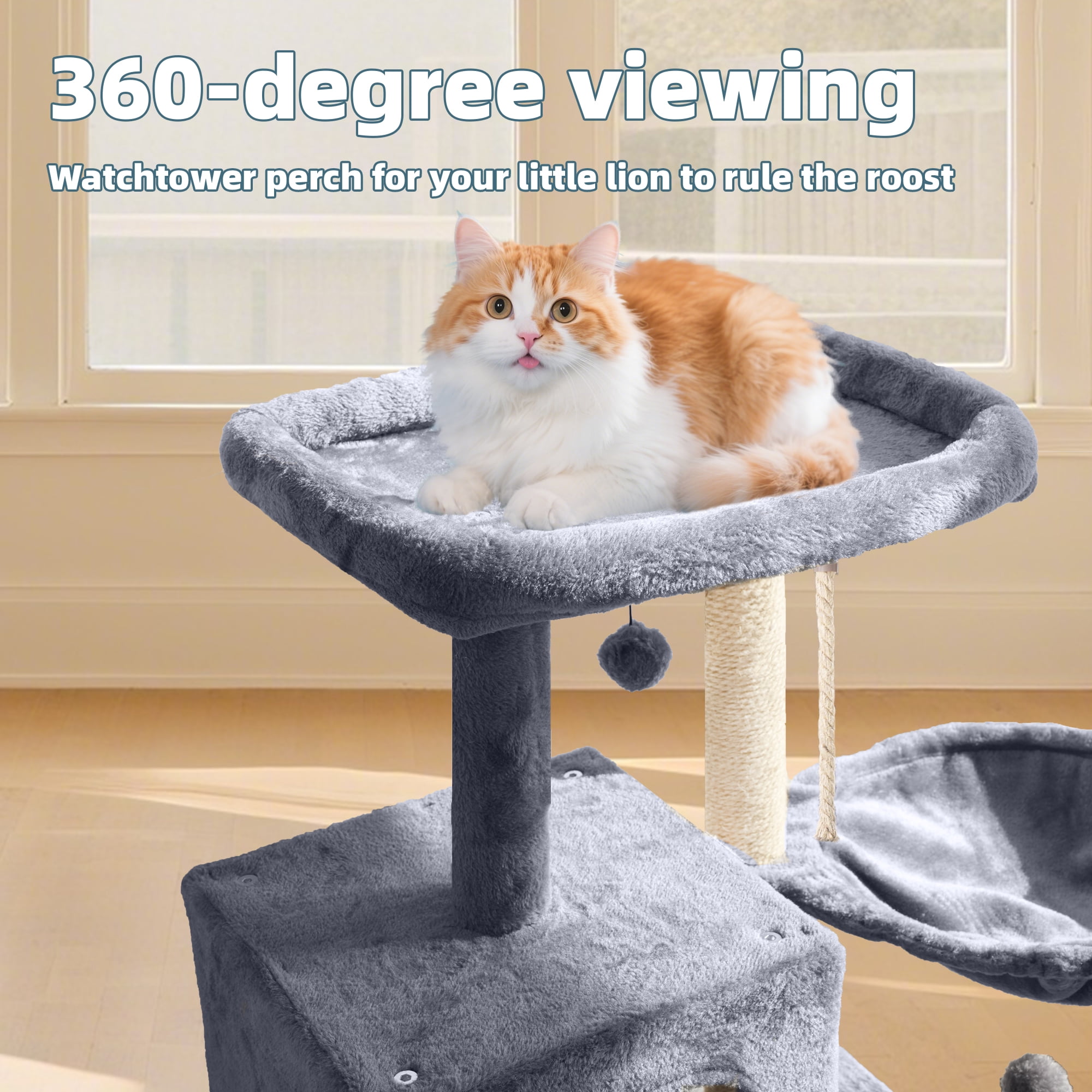 TWDEPART cat tree 10C
