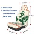thumbnail image 3 of Wukai West Cowboys Full Set Car Seat Covers with Soft Padding Universal Auto Front Seats Protector and Cushion Mat, 3 of 5