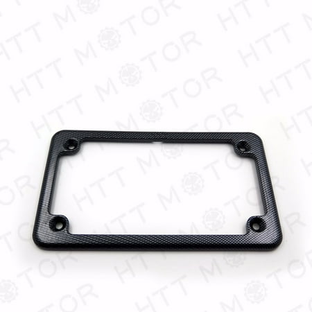 Carbon Motorcycle License Plate Frame for 7