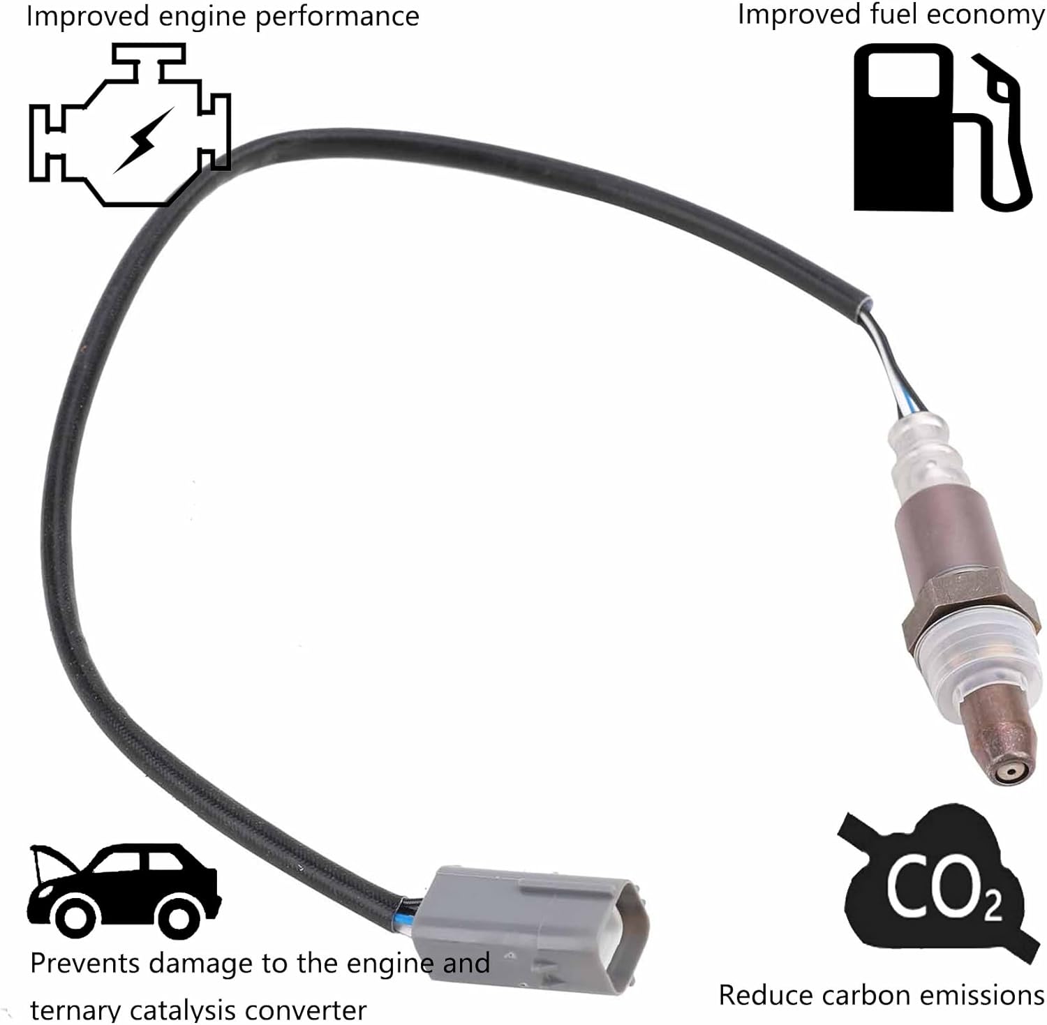 Air Fuel Upstream Oxygen Sensor 234-9036 Replacement for Nissan 2010-2013 Altima, Rogue/ 2012-2011 Xterra,Equator,Frontier,Pathfinder Bank 1 Sensor