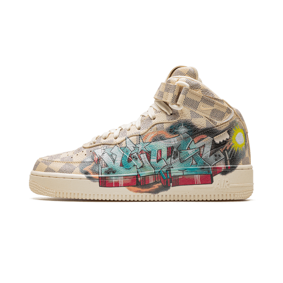 NIKE MENS Louis Vuitton Air Force 1 Mid "Virgil Abloh - Graffiti" 1A9VE0 1A9VE0 from Stadium Goods