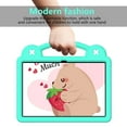 thumbnail image 3 of K-Lion Kid Case for All-New Walmart Onn 10.1" 3 Gen 2022 Model 100071485, Durable Shockproof Handle Case with Kickstand Cute Cartoon DIY for Boys Girls,Mint, 3 of 7