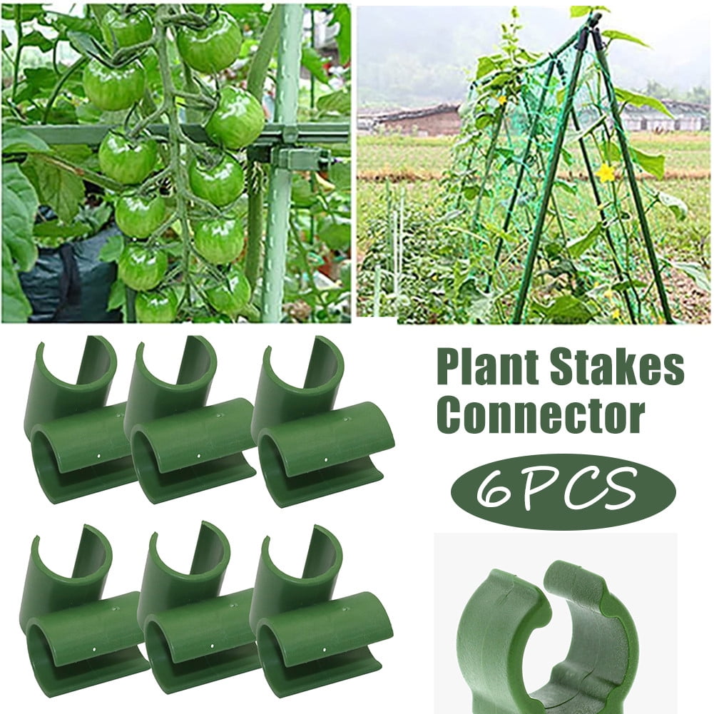 10-50 Plant Trellis Connector Clip Garden Adjustable Plant Connector Stake Clips 