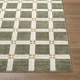 thumbnail image 4 of Hauteloom Kalkin Living Room, Bedroom Area Rug - Contemporary - Olive, Off White, Light Gray - 7'10" x 10'2", 4 of 6