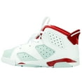 thumbnail image 3 of Jordan 6 Retro BT Infants/Toddlers Shoes White/Gym Red/Platinum White 384667-113, 3 of 6