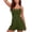 Army Green, variant on Women Romper Shorts Cotton Linen Blend Quick Dry Fabric Loose Fit Comfort Style Athletic Performance Wear Yellow S