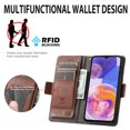 thumbnail image 4 of Case for Samsung Galaxy A23 Cover Leather Wallet Folio Case Book Design Flip Magnetic Closure - Brown, 4 of 5