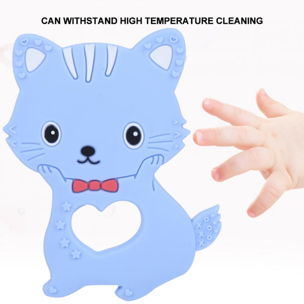 Mordedor para bebé mordedor forma de gato animal suave para bebé ANGGREK Otros