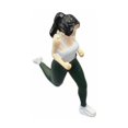 thumbnail image 2 of 6x Miniaturas de estatuas de mujeres corriendo, figura de resina pintada de una mujer corriendo para exhibición de modelos y dioramas. 2 piezas, 2 of 8
