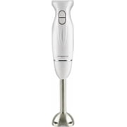 OVENTE Electric Corded Hand Blender, 300W with 2 Mixing Speeds White HS560W | Handheld Immersion Stick Mixer with Stainless Steel Blades for Smoothies, Purees & Baby Food