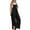 Black, variant on Rompers For Women Summer Pocket Strap Solid Playsuit Button Long Jumpsuits For Women Summer Dressy Short Khaki XL