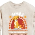 thumbnail image 3 of The Lion King - Simba - The One True King - Toddler & Youth Crewneck Fleece Sweatshirt, 3 of 5