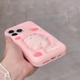 thumbnail image 5 of Kawaii Phone Cases Apply to iPhone 12/12 Pro,Cute Cartoon Pig Phone Case 3D Funny Pink Pig Case for Women Girls Soft Silicone Shockproof Cover for iPhone 12/12 Pro, 5 of 14