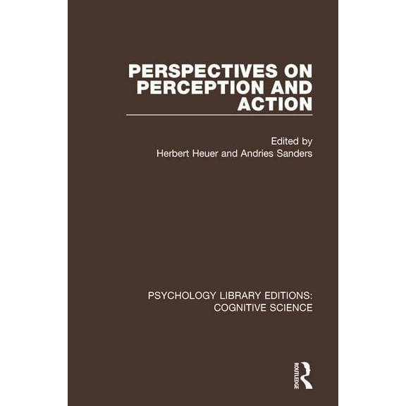 Psychology Library Editions: Cognitive S Perspectives on Perception and Action, (Paperback)