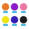 thumbnail image 3 of 64mm/2.5 Inch Air Hockey Pucks, Air Hockey Heavy Replacement Pucks Accessory 2Pcs Per Color, 12 Pack, 3 of 6