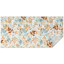 Fall Theme Tablecloth 60x120 Inch, Washable Polyester Rectangular Table Cover for Autumn Thanksgiving Party, Picnic, Indoor & Outdoor Dining Decor.