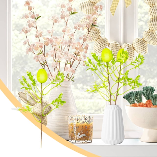 Ovzne Faux Greenerys Easter Eggs Singles Home Wedding Decorations Spring Singles On Clearance