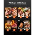thumbnail image 6 of Smart Wireless Meat Thermometer with Ultra-Thin Probe, Bluetooth Digital Food Thermometer with App Real-Time Monitoring, Smart Alerts for BBQ, Grill, Smoker, Oven, Air Fryer, 6 of 9