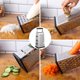 thumbnail image 5 of Injueey Trituradora de cocina de 4 lados Rallador de papas de acero inoxidable Cortador de rábano de frutas de melones que ahorra trabajo con mango de Utensilios de cocina Injueey HA014120-00, 5 of 6