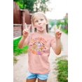 thumbnail image 2 of Spooky Babe Ghost Spooky Halloween Shirt for Infant and Toddler Youth Girls Peach Shirt 18 Months, 2 of 3