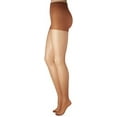 thumbnail image 2 of Hanes Women's Silk Reflections Silky Control Top Reinforced Toe Pantyhose, 6 pairs, 2 of 3