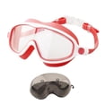 thumbnail image 1 of Gafas de natación Shamjiam a prueba de fugas para niños y adolescentes piscina al aire libre playa deportes acuáticos rosa, 1 of 7