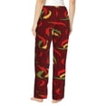 thumbnail image 3 of Daiia Hot Chili Women's Sleep Pant with Pockets and Drawstring,Pajama Pants-X-Large, 3 of 9