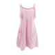 thumbnail image 5 of Vestido de Verano para Mujeres Cuello en V sin Mangas Sólido con Bolsillo de Eslinga, Vestido Casual de Moda para Diario Y Fiesta, 5 of 5