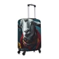 thumbnail image 3 of Daiia Surrealist Goat Luggage Cover, Thickened Washable Travel Luggage Covers, Elastic Unique Baggage Covers for 18-20 inch Luggage-Large, 3 of 9