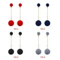 thumbnail image 3 of Boucles d'Oreilles Rondes pour Femmes et Filles, Boucles d'Oreilles Pendantes en Alliage, Bijoux de Mode, 3 of 7