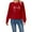 B Red, variant on Wovix Loves Apple Girly Graphics Sweatshirt for Women Preppy Crewneck Long Sleeve Sweater CasuaL Loose Soft Pullover Romantic Love Print Valentine