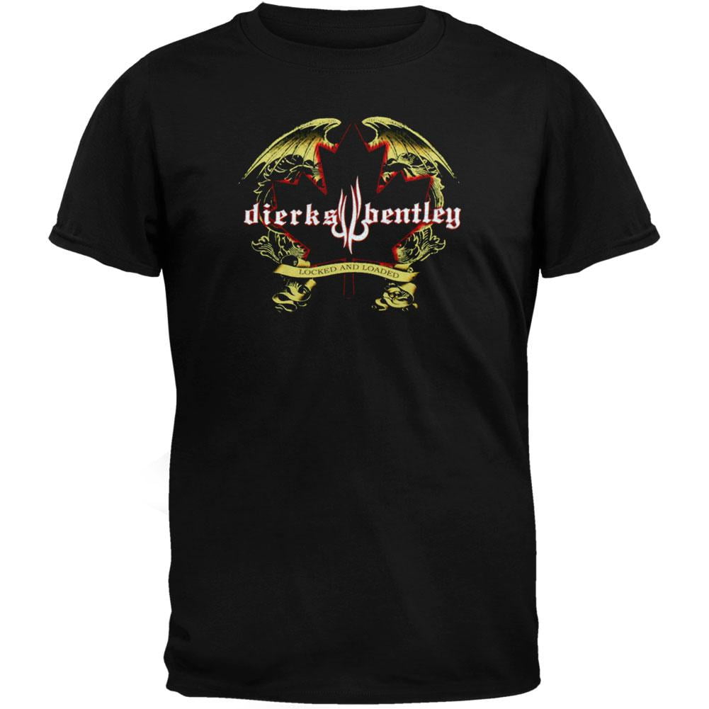 Dierks Bentley Maple Leaf 07 Tour T Shirt Black